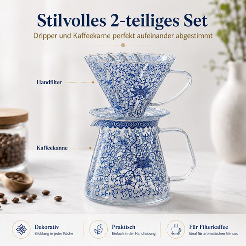 Kaffeefilter set aus - aus, pour