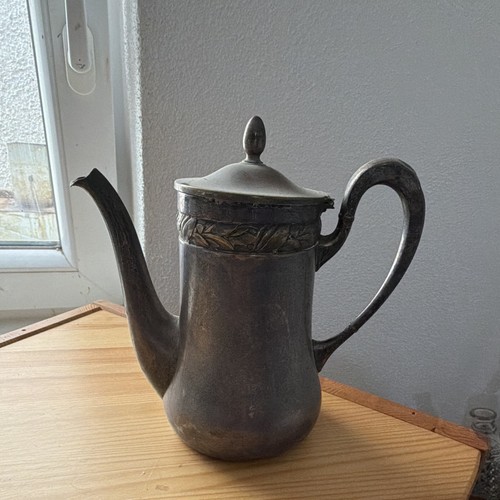 Antike metall kaffee teekanne - antike,