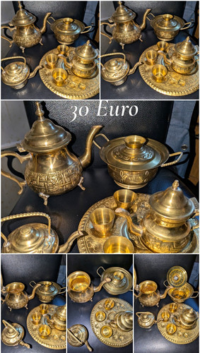 Messing kaffee teegeschirr - kaffee-,