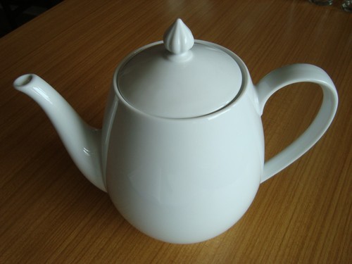 Weiße große porzellan kaffee - porzellan,