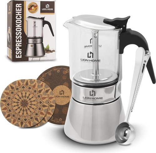 Espressokocher glas tassen - espressokocher,