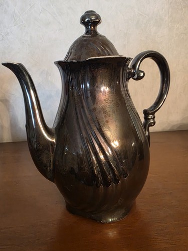 Versilberte kaffeekanne - versilberte,