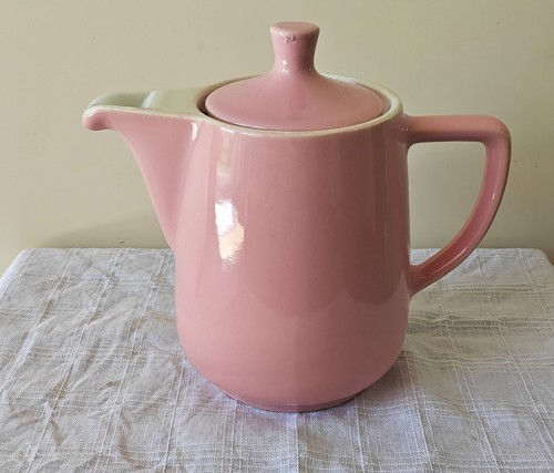 Vintage kaffeekanne rosa - kaffeekanne,
