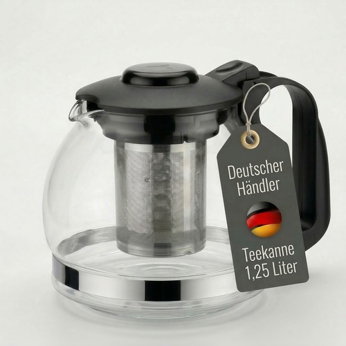 Glas teekanne 25l - glas, 1,25l